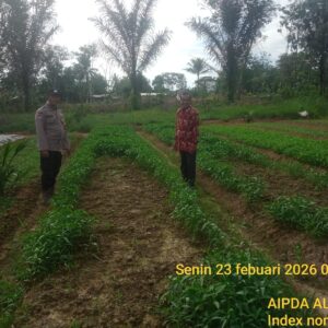 Bhabinkamtibmas Polsek Tungkal Ilir Dorong Warga Dua Desa Sukseskan Program P2B