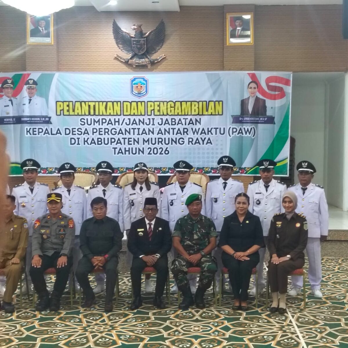 Heriyus Lantik 9 Kades PAW, Titip Pengawasan ASN di Desa