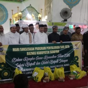 Wakil Bupati Seruyan Pimpin Safari Ramdhan 1447 H di Danau Sembuluh,Kapolsek dan Masyarakat Hadir Langsung.