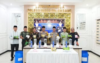 Perang total narkoba, Polda Sumsel Musnahkan 8 Kg Sabu dan Bongkar Jaringan Internasional