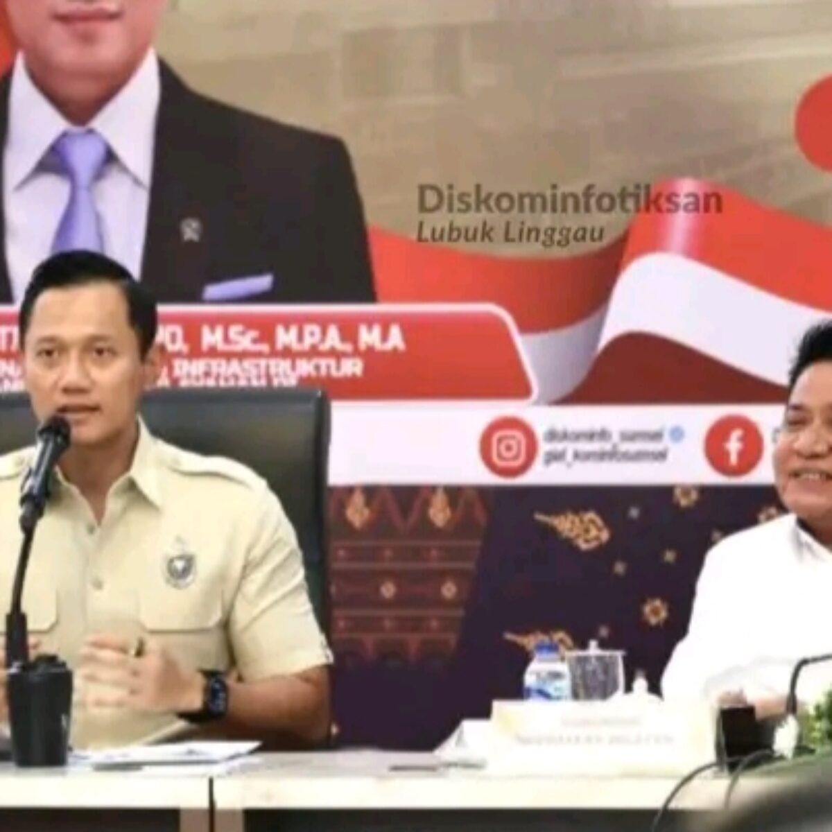 Wali Kota Lubuk Linggau Hadiri Rakor dengan Menko Bidang Infrastruktur dan Pembangunan Kewilayahan