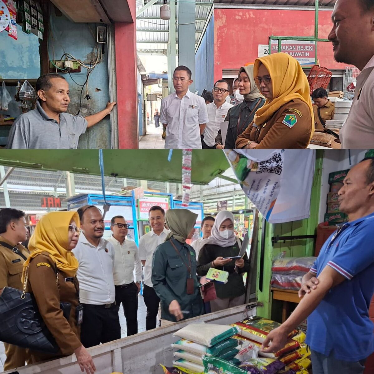Polresta Malang Kota Gandeng Bapanas Sidak Pasar Antisipasi Lonjakan Harga Jelang Ramadan.