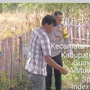 Bhabinkamtibmas Polsek Air Kumbang Intensifkan Edukasi Ketahanan Pangan di Desa Cinta Manis Baru