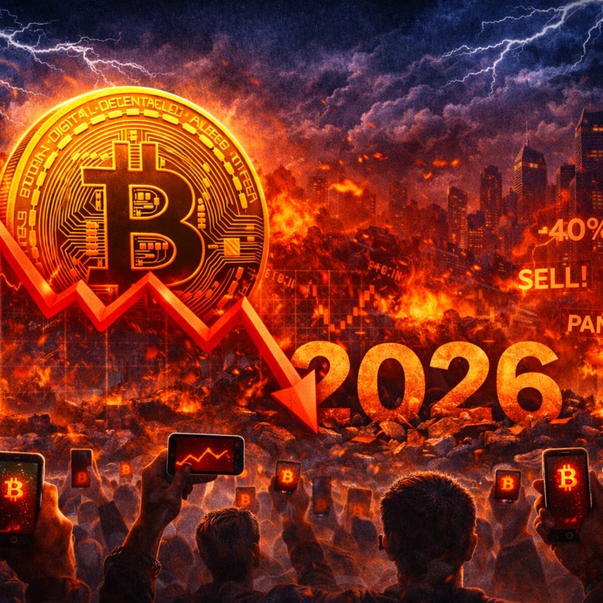 Harga Bitcoin 2026 Bergejolak, Anjlok ke Rp1 Miliar Picu Ketakutan Pasar