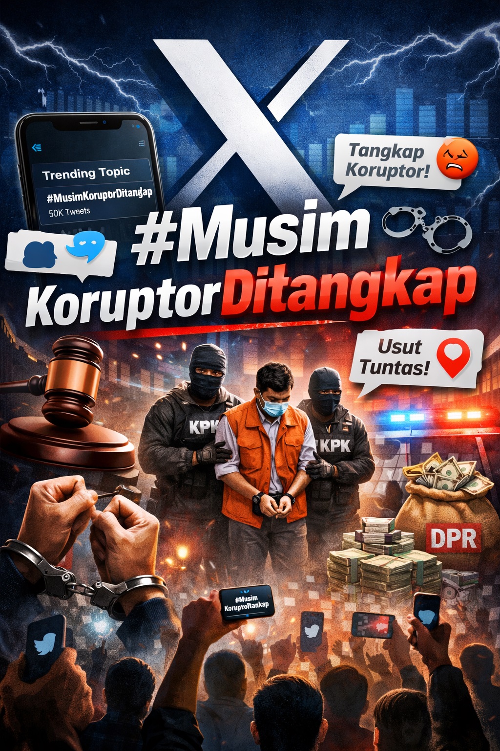 #musimkoruptorditangkap