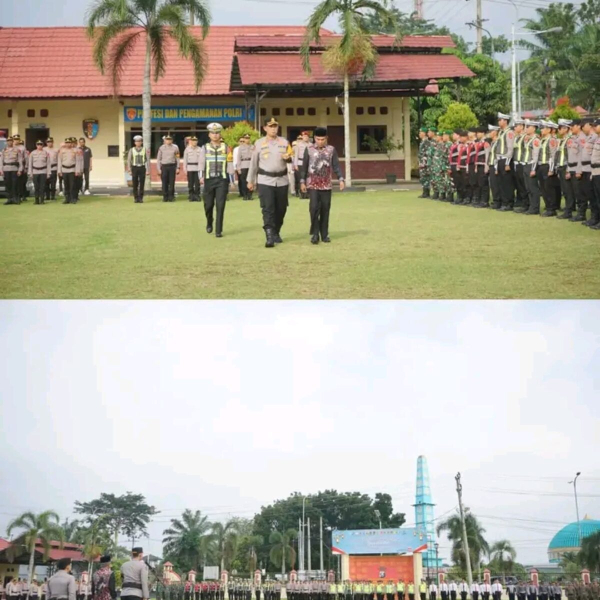 Polres Musi Rawas menggelar Apel Gelar Pasukan Operasi Ketupat 2026