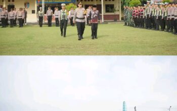 Polres Musi Rawas menggelar Apel Gelar Pasukan Operasi Ketupat 2026