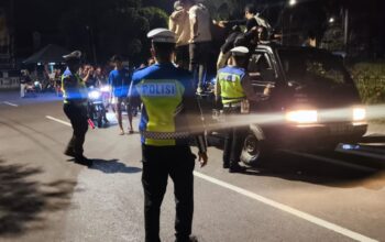 PATROLI ANTISIPASI BALAP LIAR,SATLANTAS POLRES SERUYAN AMANKAN KAMTIBMAS SELAMA RAMADHAN.