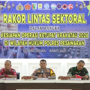 Polres Pesawaran Gelar Rapat Koordinasi Lintas Sektoral, Matangkan Kesiapan Operasi Ketupat Krakatau 2026
