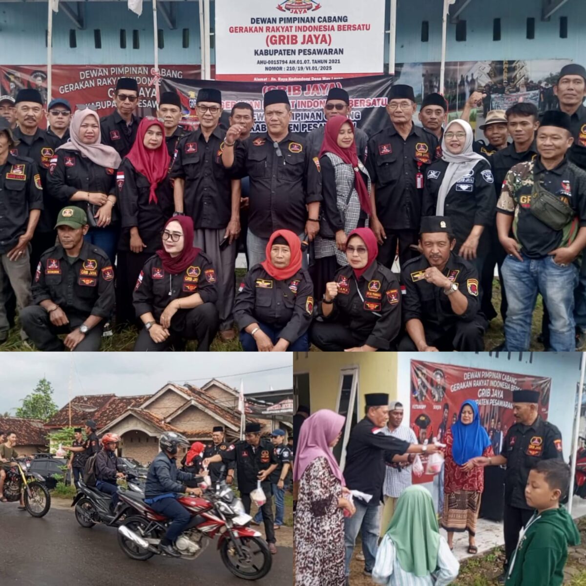 GRIB JAYA DPC Pesawaran Tebar Berkah Ramadan, 500 Paket Takjil Dibagikan Untuk Warga dan Pengguna Jalan