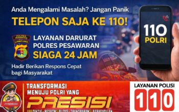 Polres Pesawaran Pastikan Layanan 110 Aktif 24 Jam, Laporan Warga Siap Ditindaklanjuti