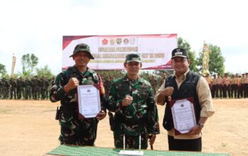 TMMD Ke-127 TA. 2026 di Wilayah Kodim 0430/Banyuasin Resmi Ditutup oleh Pangdam II/Swj