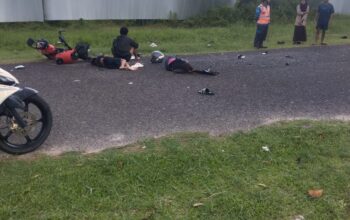 Laka Beruntun Telan Korban, Dua di Antaranya Meninggal Dunia.