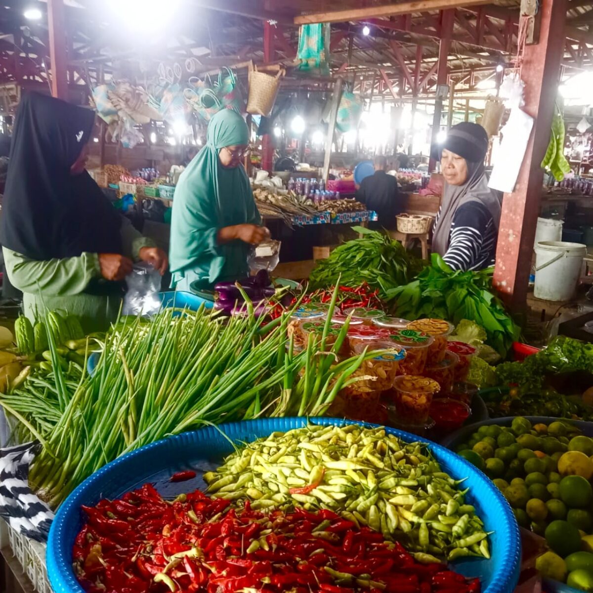 Harga Bahan Pokok Masih Stabil Menjelang Idulfitri di Kab.Seruyan.