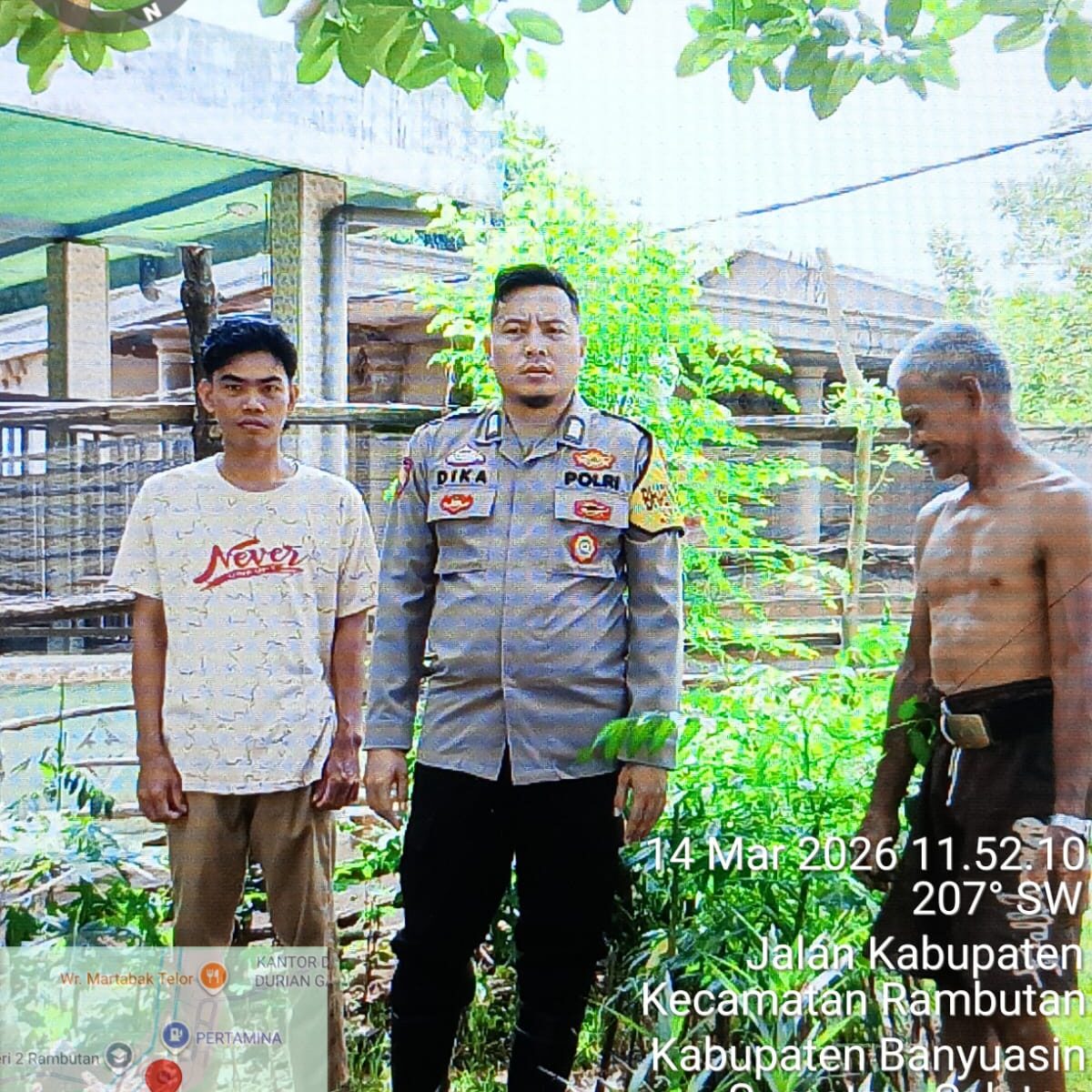 Bhabinkamtibmas Polsek Rambutan Gerakan Warga Desa Plaju Untuk Melaksanakan Program P2B