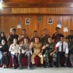 Polsek Seruyan Tengah Hadiri Pelantikan BPD Sukamandang dan Bukit Buluh.