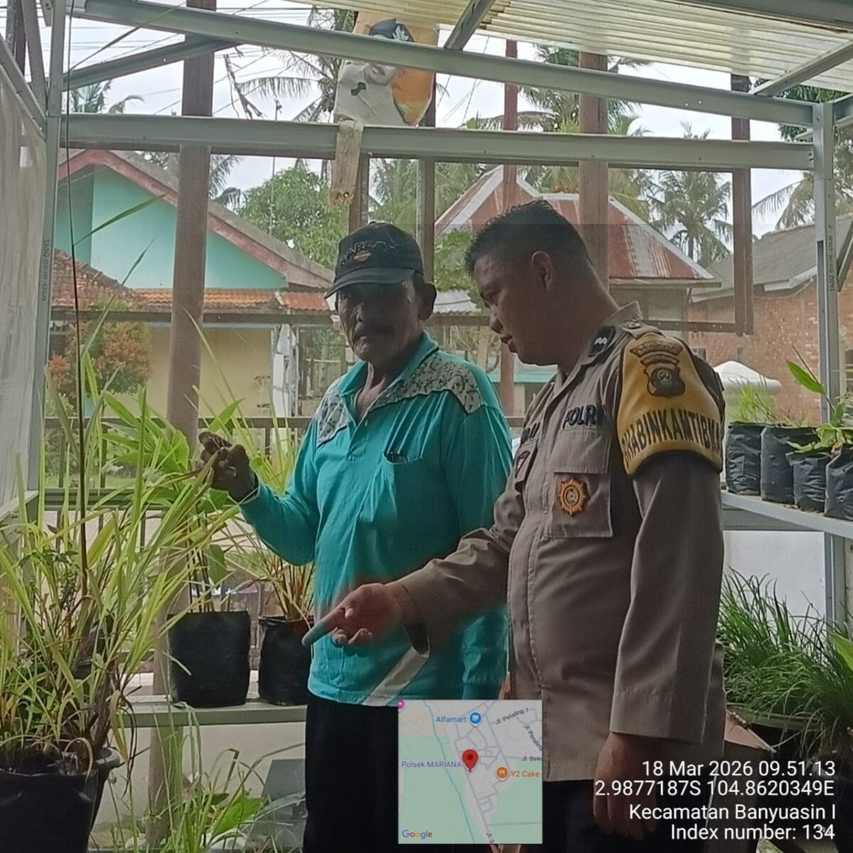 Polsek Banyuasin I Gencarkan Program P2B Dukung Swasembada Pangan Nasional