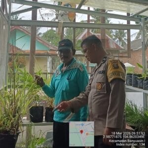 Polsek Banyuasin I Gencarkan Program P2B Dukung Swasembada Pangan Nasional