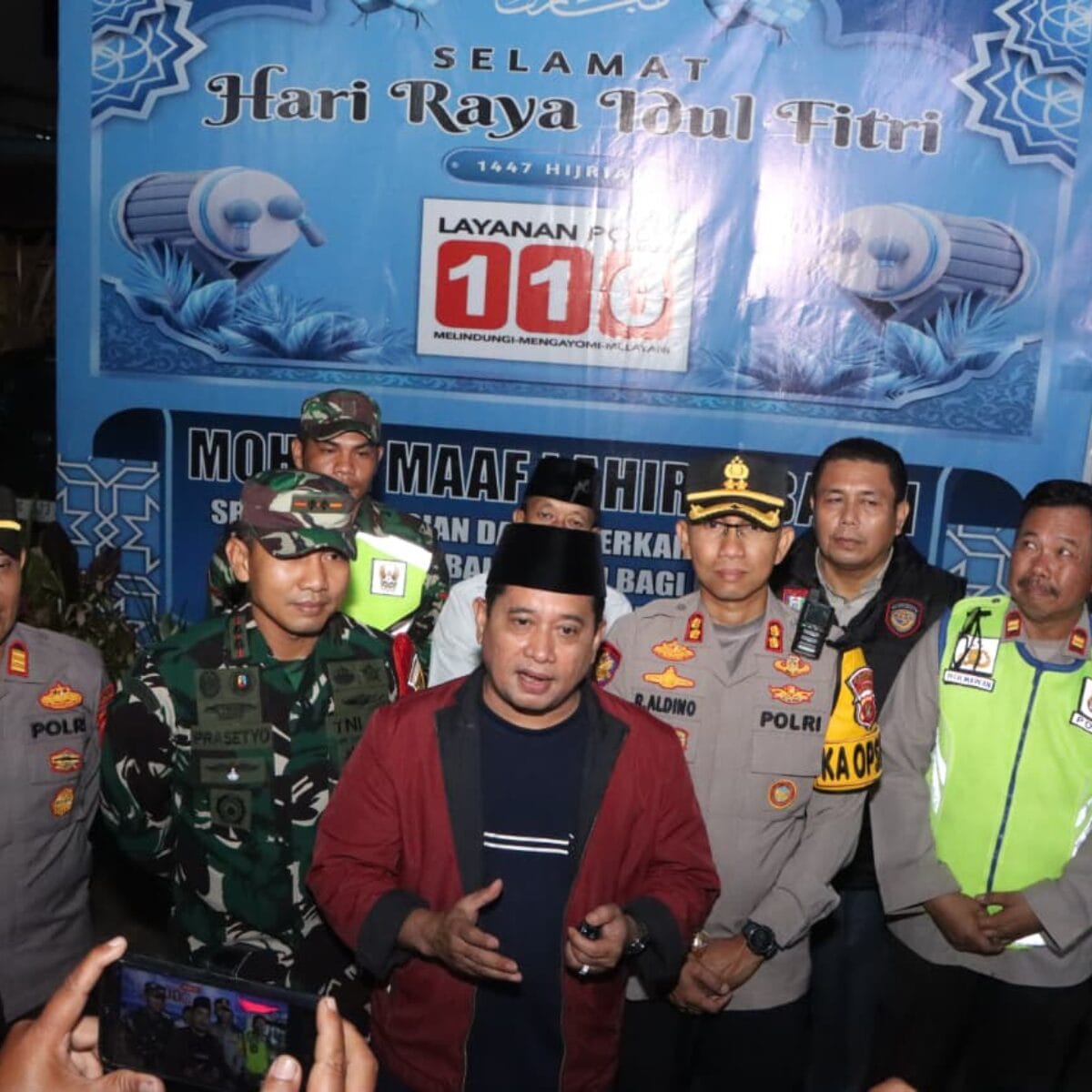 Polres Banyuasin Siapkan Pengamanan Ketat Malam Takbiran Idul Fitri 1447 H, Forkopimda Turun Langsung ke Pos Pam