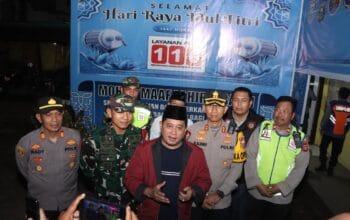 Polres Banyuasin Siapkan Pengamanan Ketat Malam Takbiran Idul Fitri 1447 H, Forkopimda Turun Langsung ke Pos Pam