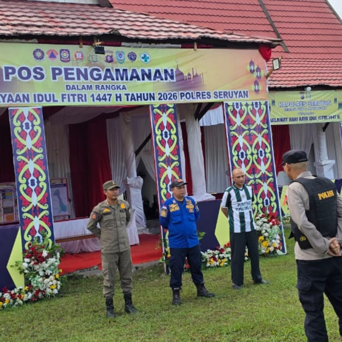 Pos Pam Simpang Hanau Siaga,Regu l Operasi Ketupat Telabang 2026 Siap Layani Mudik.