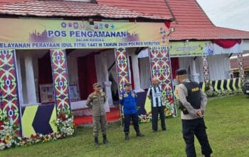 Pos Pam Simpang Hanau Siaga,Regu l Operasi Ketupat Telabang 2026 Siap Layani Mudik.
