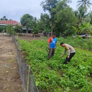 Bhabinkamtibmas Polsek Makarti Jaya Gerakkan Masyarakat Dukung Swasembada Pangan di Delta Upang