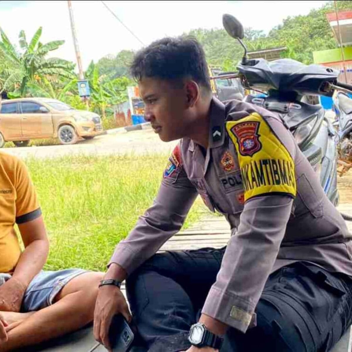 Polsek Seruyan Tengah:Bhabinkamtibmas Desa Tumbang Bai Aktif Sambang Warga.