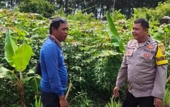 Bhabinkamtibmas Polsek Banyuasin III Gencar Sosialisasikan Program Swasembada Pangan di Desa Langkan