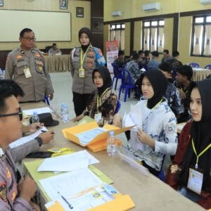 32 Casis Akpol dan Bintara Ikut Verifikasi Awal di Polres Seruyan.