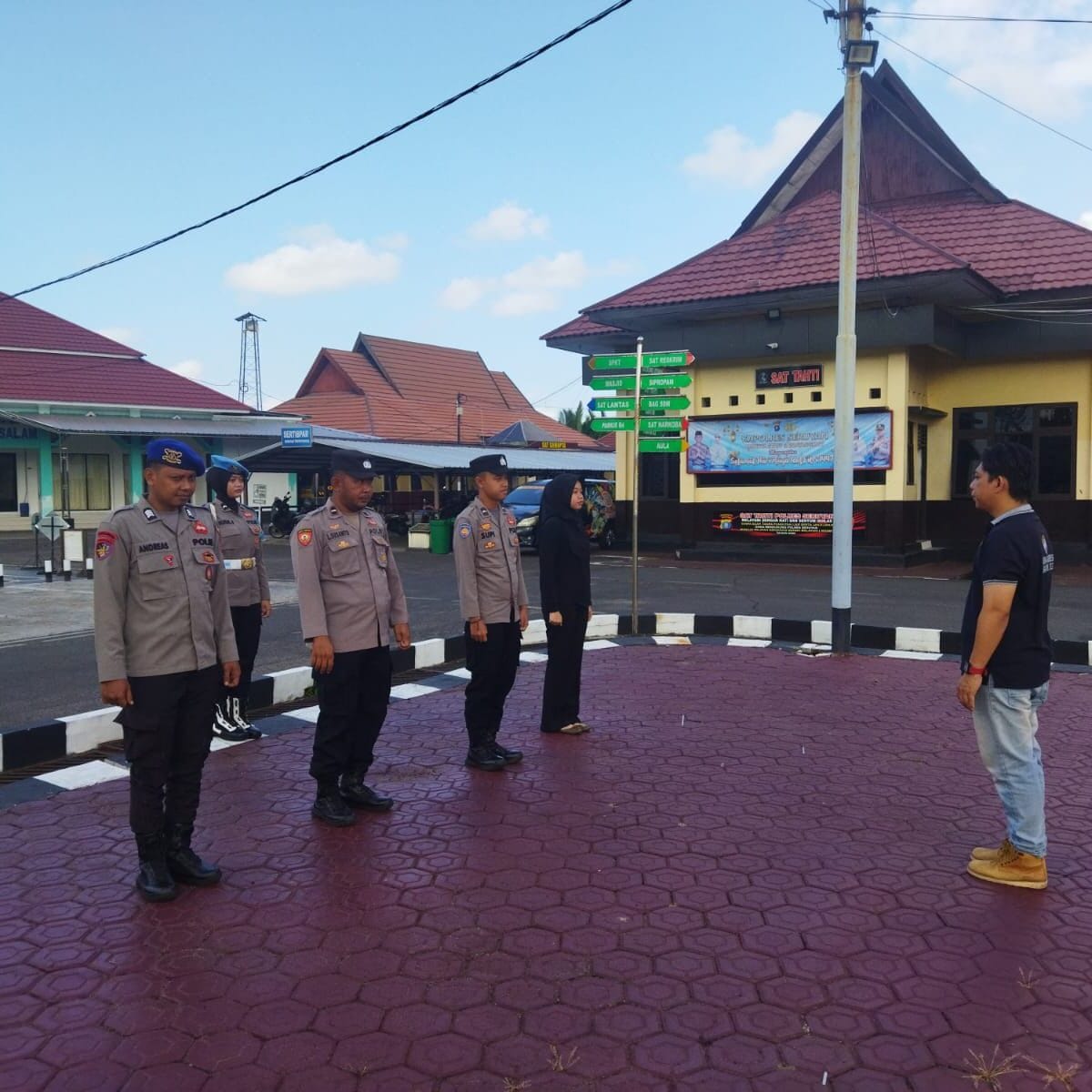 Siaga 24 Jam,Personel Polres Seruyan Patroli Objek Vital dan Jalur Kota.