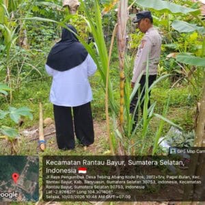 Bhabinkamtibmas Rantau Bayur Gerakkan Masyarakat Dukung Program Swasembada Pangan Nasional