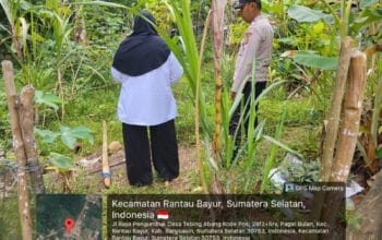 Bhabinkamtibmas Rantau Bayur Gerakkan Masyarakat Dukung Program Swasembada Pangan Nasional