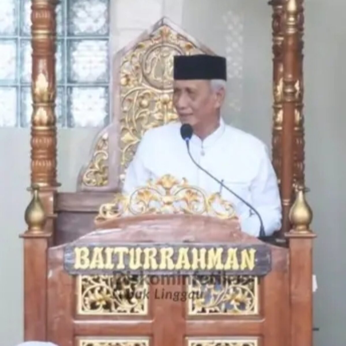 Wakil Wali Kota Lubuk Linggau Hadiri Safari Jumat di Masjid Baiturrahman