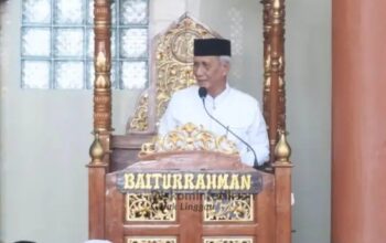 Wakil Wali Kota Lubuk Linggau Hadiri Safari Jumat di Masjid Baiturrahman