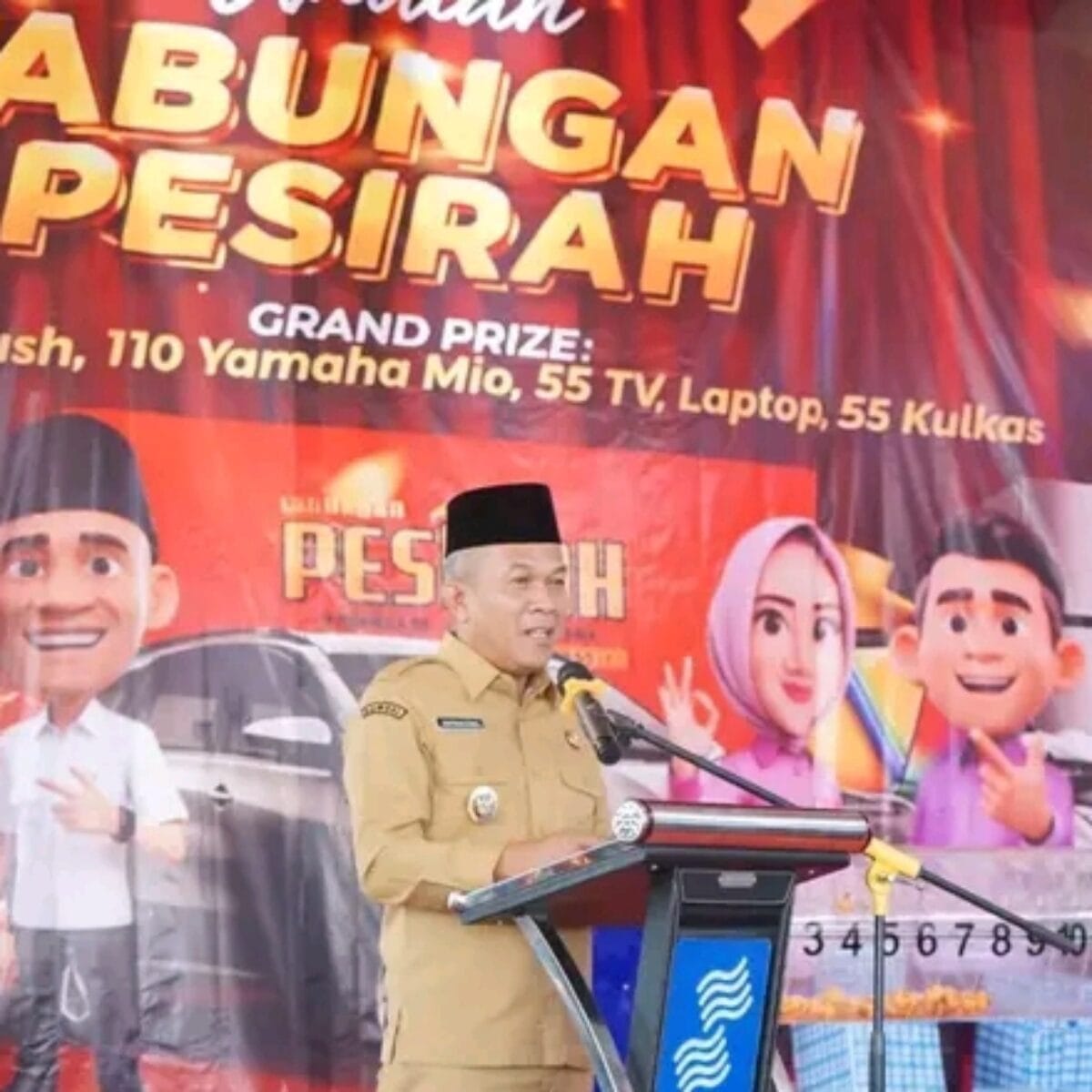 Wakil Bupati berharap kegiatan undian ini dapat semakin memotivasi masyarakat untuk meningkatkan budaya menabung