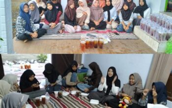 Solidaritas Ramadan! Siswa Kelas 7H SMP Negeri 2 Genteng Berbagi Takjil dan Gelar Bukber di Desa Sempu