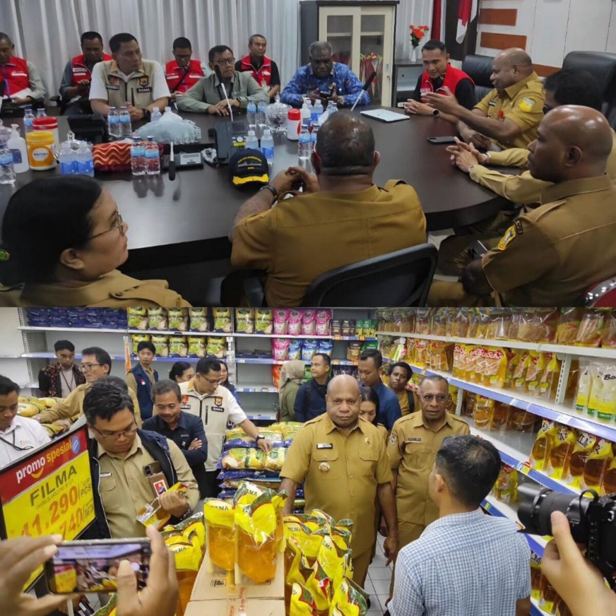 Jelang Idul Fitri 1447 H, Ditreskrimsus Polda Papua Bersama Pemprov Sidak Pangan, Pastikan Stok Aman dan Harga Terkendali