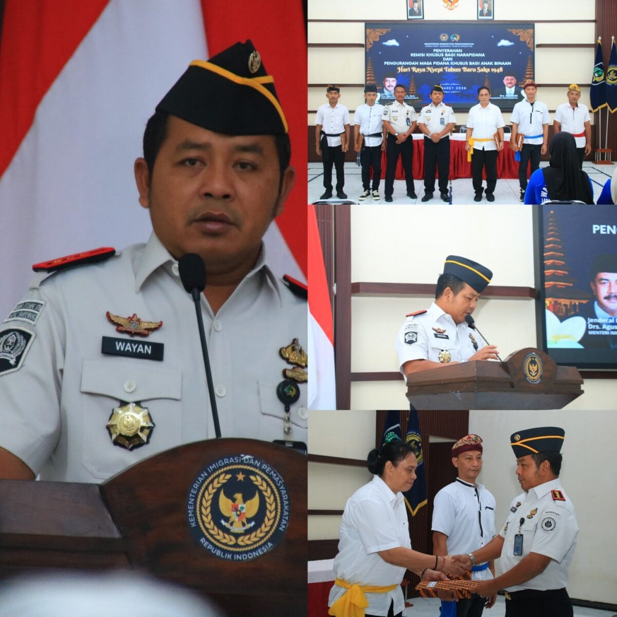 Kado Kedamaian di Hari Suci: 5 Warga Binaan Hindu Lapas Banyuwangi Terima Remisi Nyepi