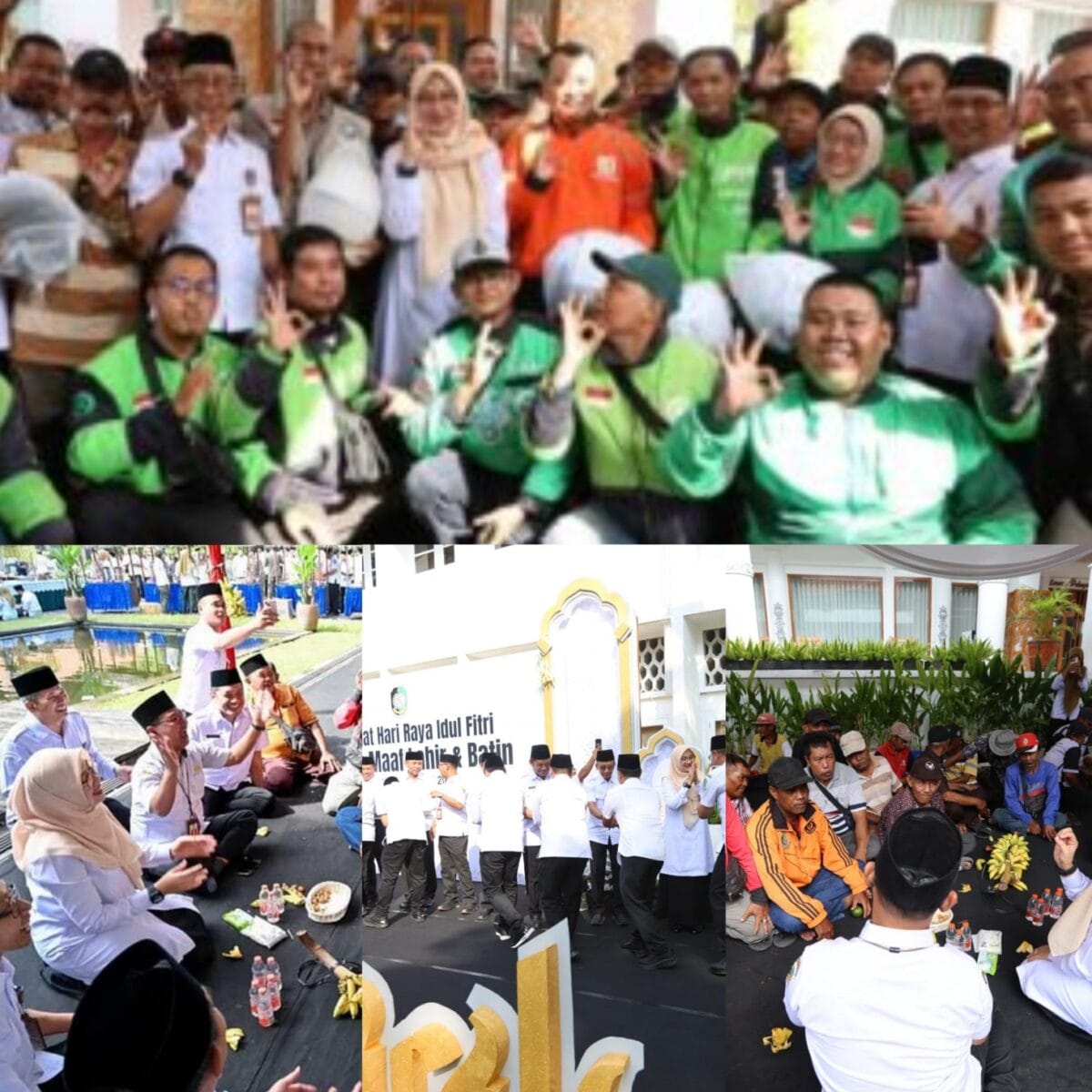 Dari ASN ke Tukang Becak, Ipuk Fiestiandani Bangun Kebersamaan di Hari Pertama Kerja