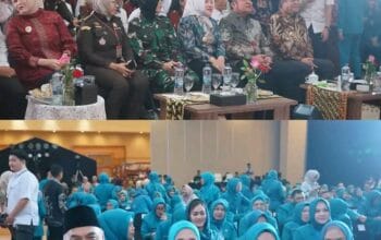 Bupati Musi Rawas Hj Ratna Machmud menghadiri pembukaan Peringatan Hari Kesatuan Gerak (HKG) PKK ke-54