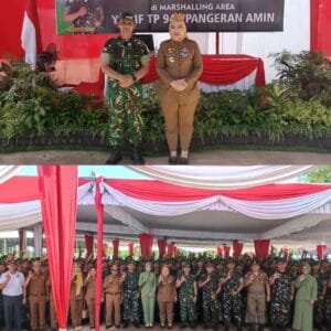 Pangdam II/Sriwijaya melaksanakan kunjungan kerja ke Kabupaten Musi Rawas dalam rangka meninjau kesiapan dan pembangunan Batalyon