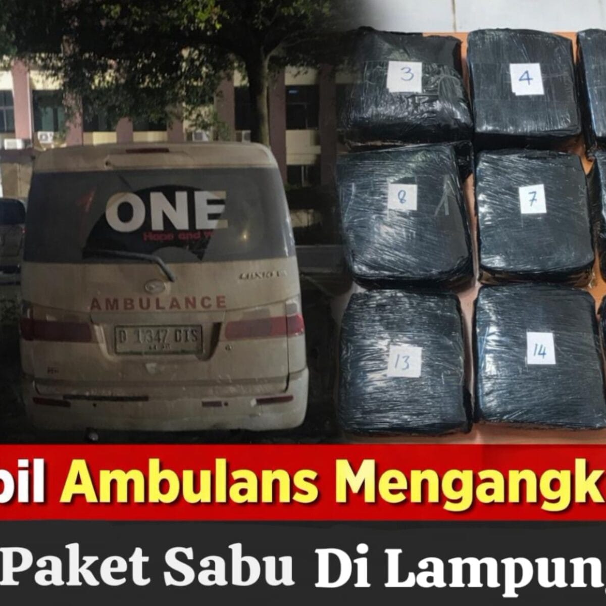 Bravo Polda Lampung : berhasil ungkap penyelundupan 15,7 kilogram sabu di Pelabuhan Bakauheni