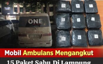 Bravo Polda Lampung : berhasil ungkap penyelundupan 15,7 kilogram sabu di Pelabuhan Bakauheni