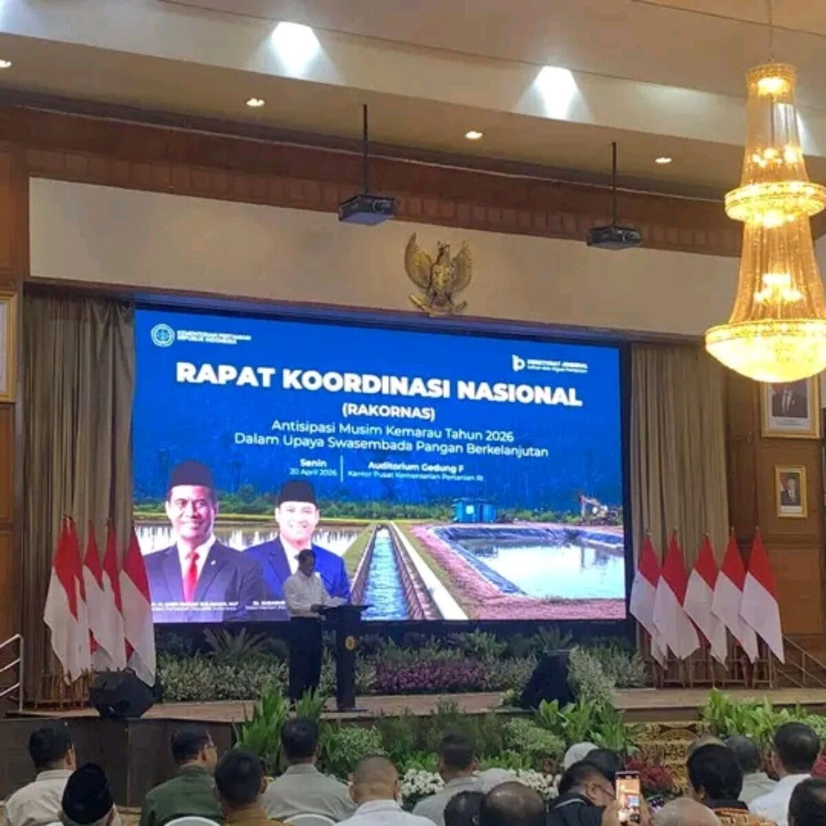 Wakil Wali Kota Lubuk Linggau Hadiri Rakornas Mitigasi Kekeringan Lahan Pertanian‎‎‎