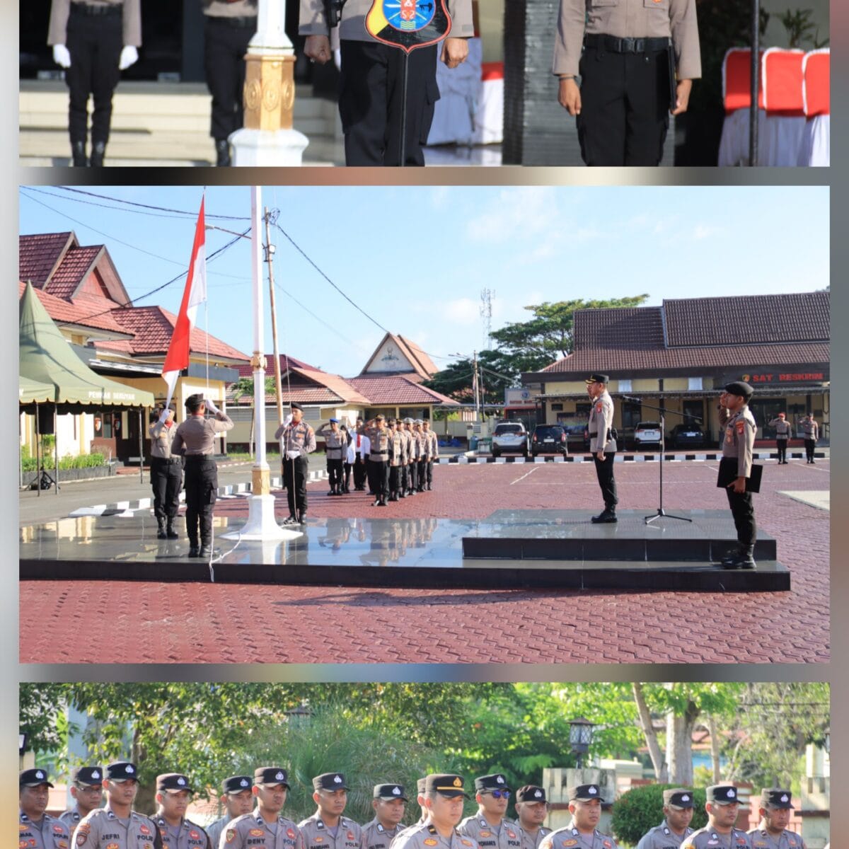 Polres Seruyan Gelar Upacara Hari Kesadaran Nasional,Kapolres: Jaga Profesionalitas dan Moralitas.