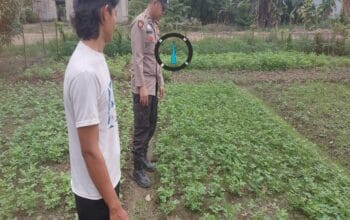 Bhabinkamtibmas Polsek Muara Telang Gegerkan Warga Desa Mekar Sari Dukung Swasembada Pangan