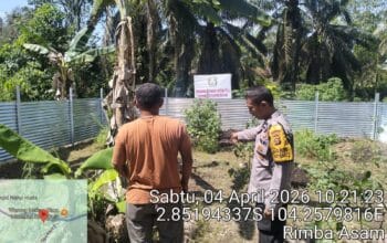 Bhabinkamtibmas Polsek Betung Gencarkan Program P2B Dukung Swasembada Pangan Nasional