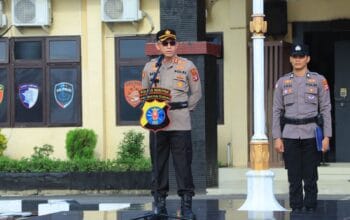 Kapolres Seruyan Tekankan  Humanis dan Tolak Pungli Apel Jam Pimpinan