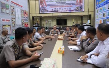 Kapolres Seruyan Pimpin Rapat PJU,Waswadai Penipuan Mengatasnamakan Pejabat Polri.